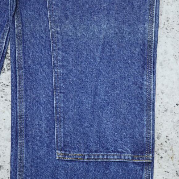 Vintage Carhartt B73 DST Faded Blue Jeans Denim Double Knee Carpenter Pant 29x32 - Picture 12 of 16